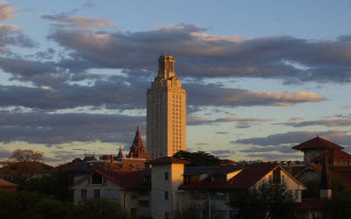 UT Tower in the Evening